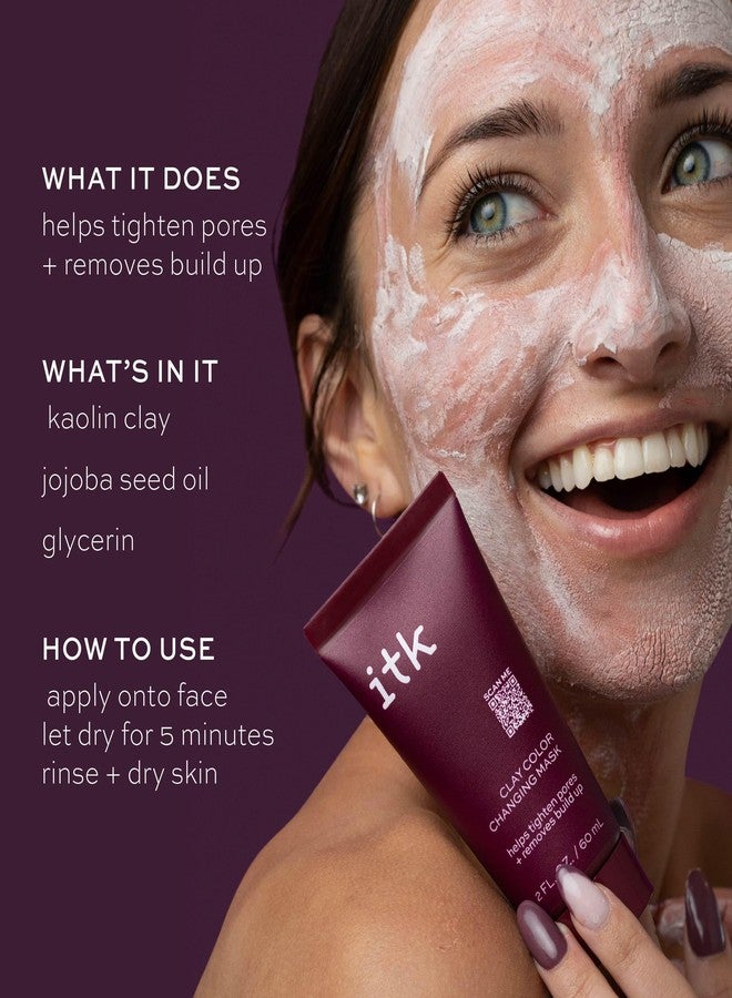 ITK Clay Color Changing Mask for Unisex - 2 oz Mask - Image 2